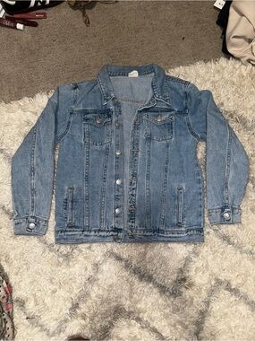 pacsun kid's medium blue denim jacket